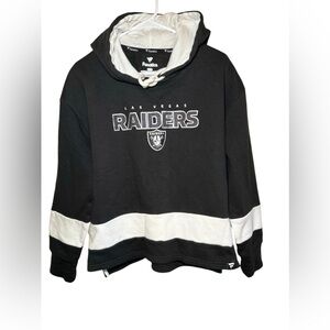 Fanatics Las Vegas Raiders Black and White Hoodie